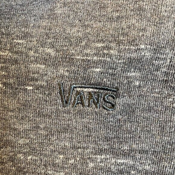 Vans Mens Henley Shirt XL Gray Heather Heritage Cotton Blend Casual - Picture 7 of 14